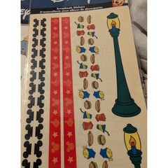 Disney Mickey Mouse Scrapbook Stickers Mickey Bandleader Dumbo Tinker Bell 3pc