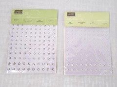 Stampin Up! PEARL BASIC JEWELS & RHINESTONE BASIC JEWELS Embellishments Lot, NEW