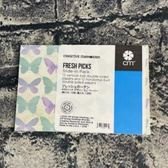 Creative Memories FRESH PICKS Slide-In Pack 12 Vertical 4″x6″ Double Sided