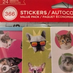 Puppy Kitten Stickers 366 American Greetings Party Favor Reward Craft