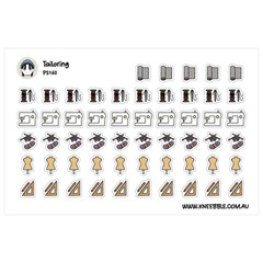 Tailoring Planner Stickers – Sewing Craft Stickers for Project Organization