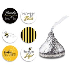 270 PCS BUMBLE BEE theme stickers,Baby Shower Stickers,Baby Shower Envelope S…