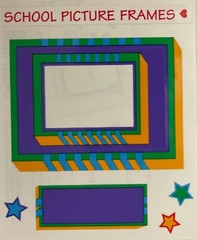 ALL STAR SMALL FRAME #2 Stickers(7pc)Mrs.Grossman’s •School•Label•Picture•Cards•