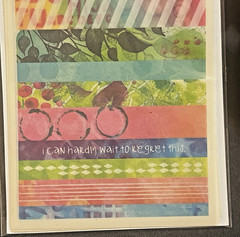 Ranger Dylusions Creative Dyary Back Chat Stickers & Washi Tape Sheets NEW