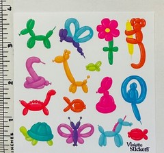 Violette Stickers Party Balloon Animals Crafts Planner Supply Scrapbook Birthday