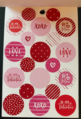 RECOLLECTIONS VALENTINE’S DAY STICKER BOOK 328 PC STICKERS 12 SHEETS ROMANCE