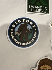 Lot of 10 Assorted Outdoor Bigfoot Sasquatch Yeti Swamp Ape Believe Stickers