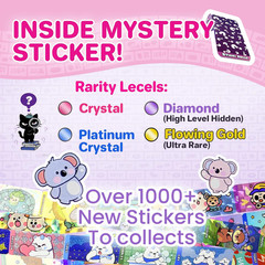 Sticky Roll Bracelet Kit, 320 Mini Stickers, Wearable & Shareable Sticker