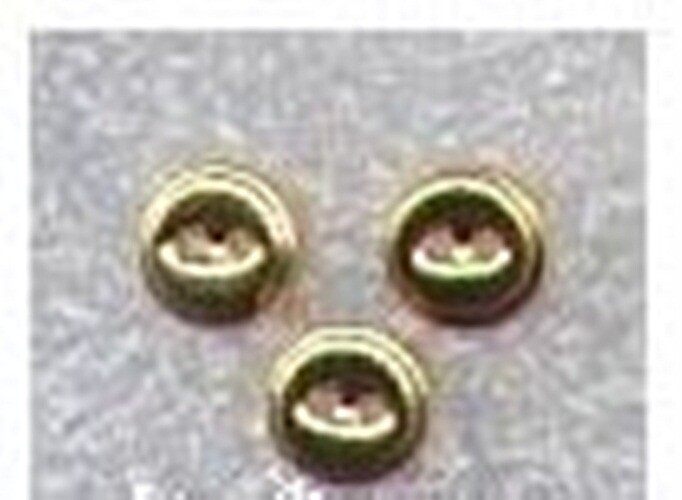 BUTTON NAILHEADS (Gold Colored) Sewing Baby Scrapbooking Card Making Stamping