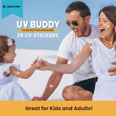 UV Buddy 28-Pack Bear UV Stickers for Sunscreen – Sunscreen Stickers Reapply …