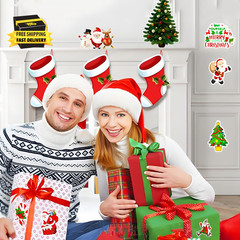 Christmas Theme Stickers, 100Pcs Vinyl Waterproof Merry Christmas Stickers for E