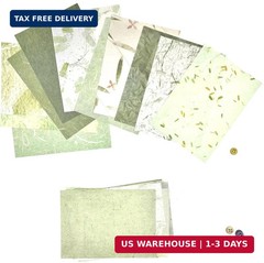 Textured Scrapbook Paper Mesh Fabric – Junk Journal Supplies Assorted Set 51 She