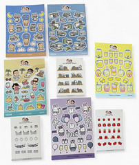 Hubman & Chubgirl Mixed Themes Multicolor Scrapbooking Sticker Sheets Lot