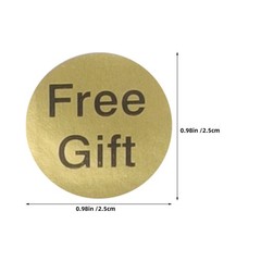 1000 Pcs Free Gift Stickers for Presents Self-adhesive Sealing Appreciation