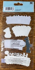 Jolees Spooky Signs Fright Night Costume Party Happy Haunting Halloween Boo Eeek