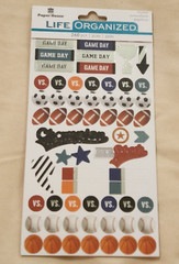 NEW Paper House Life Organized Planner Sticker Book Sports 260 Pcs 4 pgs -C
