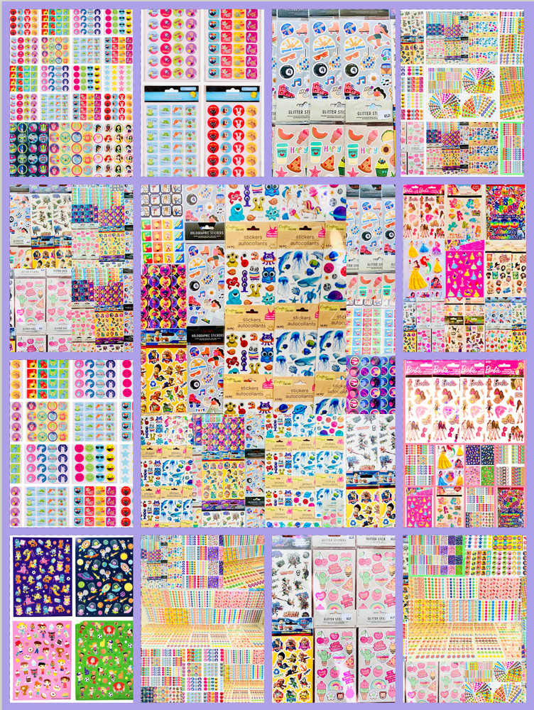DIY Flower Gardens Zoo Scenes Farm Animals & Character Themes | 1499+ STICKERS
