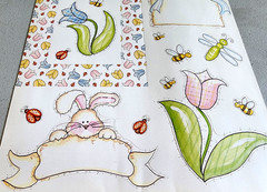 Bo Bunny Jan Lanoy Cardstock Stickers 2002 Galore Rabbits Insects Flowers