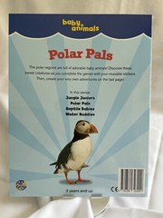 Baby Animals Polar Pals Soft Cover Sticker Book (Over 50 Reusable Stickers)
