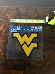 NCAA Multi-Use Decal Reusable/Removable – WinCraft NEW-WEST VIRGINIA UNIVERSITY
