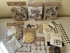 Large Lot Emphera Embellishments, Stickers and More Recollections More Natural