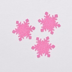 Glitter Snowflake Stickers! – Choose a Size & Color – Cute & Sparkly!