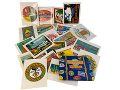 Luggage Label Stickers 20 Pack Travel Sunny Chimes Warm Tropical Destinations