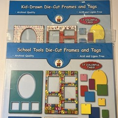 Carson-Dellosa Publishing School Kid-Drawn Die Cut Frames And Tags Vintage Lot 2