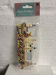 RARE Jolee’s Europe Scrapbooking Title Sticker European Travel Vacation