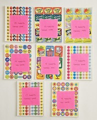 Vtg Stickers LOT Paper Magic Group Over 100 Sheets Teacher Reward Motivational