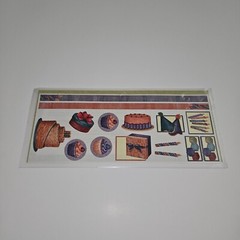 NEW Creative Memories Jumbo Great Lengths 1 Sticker Sheet Cottage Birthday