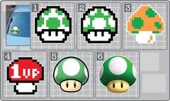 1-UP MUSHROOM from SUPER MARIO BROS.! Vinyl Decal Car Truck Sticker