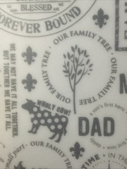 SILVER WE ARE FAMILY Rub-On Transfers(4.5”x7-3/4”)Mom•Dad •Legacy•Card Making•