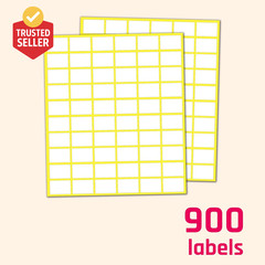 (900 Pack) 0.75″ X 0.5″ – Price Stickers, Small White Labels Stickers