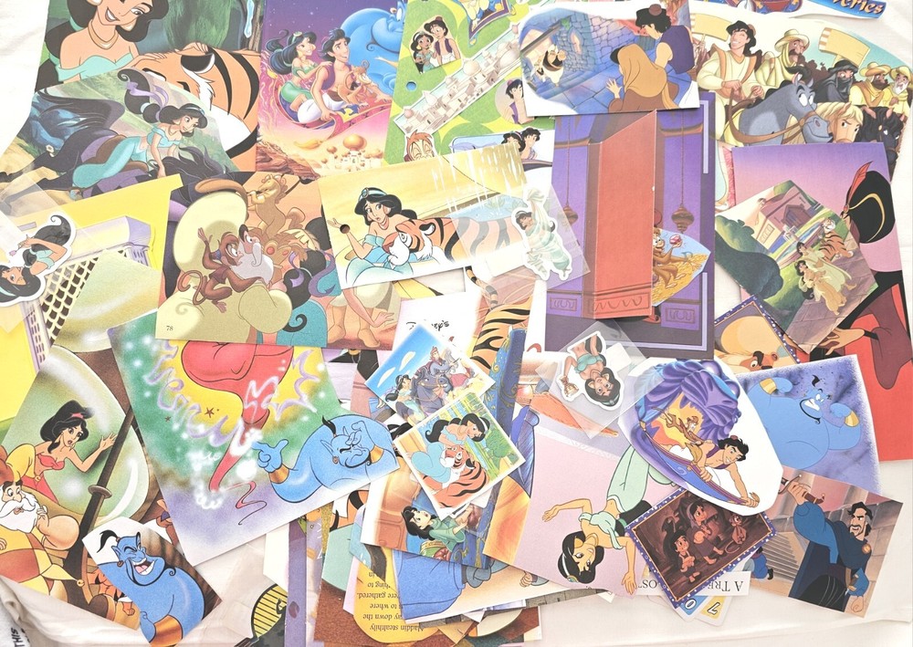 Disneys Aladdin Ephemera Book Movie 75 Pc Paper Journals Scrapbooks