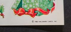 Hallmark 1983 Vintage Stickers Holiday Christmas Puppies Kittens – 2 Full Sheets