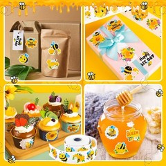 1000 Pcs Bumble Bee Stickers for Teachers Classroom Kids Motivational Stickers
