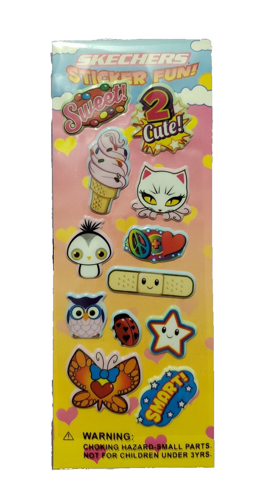 Skechers Sticker Fun For Everyone 2014 Puffy New Sealed