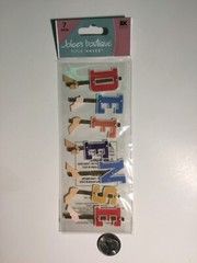 Jolee’s Boutique 7 pc Scrapbook stickers DEFENSE football sports school new