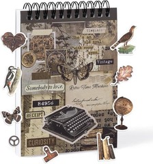 Pre-Cut Vintage Sticker for Journaling, 595PCS – 50 Sheets Washi Brown Scrapb…