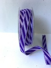 1/2″ Solid Woven Stripe – May Arts – EK05 – Lavender/Purple – 20 Yards
