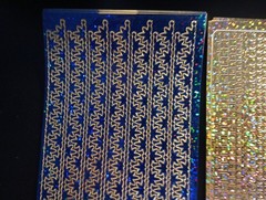 2X CRAFT HOLOGRAPHIC STICKERS SCRAPBOOKING NEW (ST1052) LINES