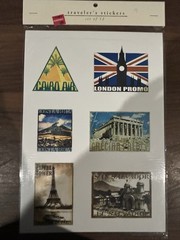 10 Sheets Rare Vintage Pier 1 Imports Countries Stickers 5 Sheets Of Each