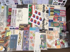 HUGE STICKER LOT~100+ Shts.~Mixed Themes & Brands…..