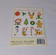 Vintage Scrap Ease Illustrated Cut Out Christmas Theme Citouts Scrapbooking Card