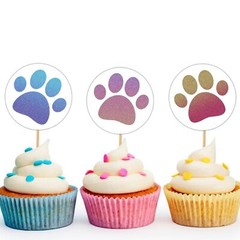 600 Pcs Dog Paw Stickers Roll for Kids 1.5 Inch Round Puppy Dog Paw Label Sti…