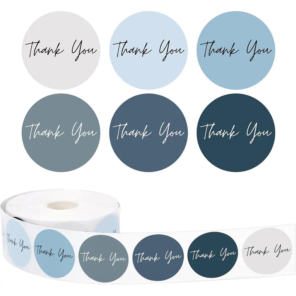 500pcs Thank You Stickers 1Inch Gift Sealing Label Party Scrapbooking Decor Tag