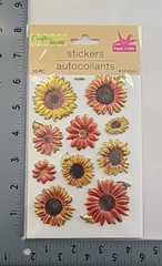 Scrappbooking – Crafter’s Square transfers / sticker – Lot of 3 – fall items