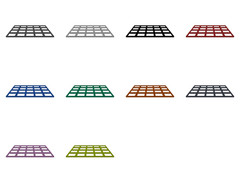 Calendar Grid Stencil Template for Planner Journal Scrapbooking USA Handmade