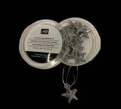Stampin Up Embellishments MINI GLITTER STAR ORNAMENT Card Making Scrapbooking